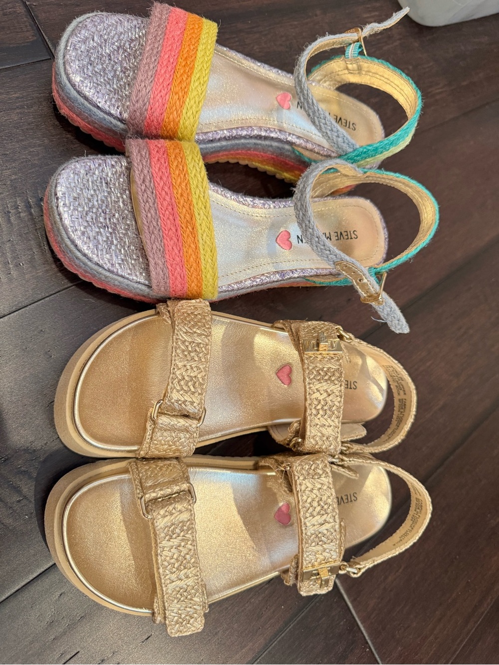 💕Lot of 4 size 2-3 girls Steve Madden shoes. 👠